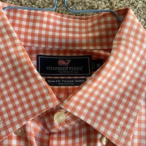 Mens Vineyard Vines Slim Fit Tucker Button Down Shirt
